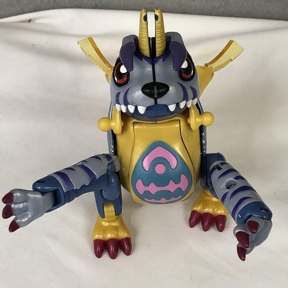 Bandai Digimon MetalGarurumon WereGarurumon Digivolving Action Figure 6 inch